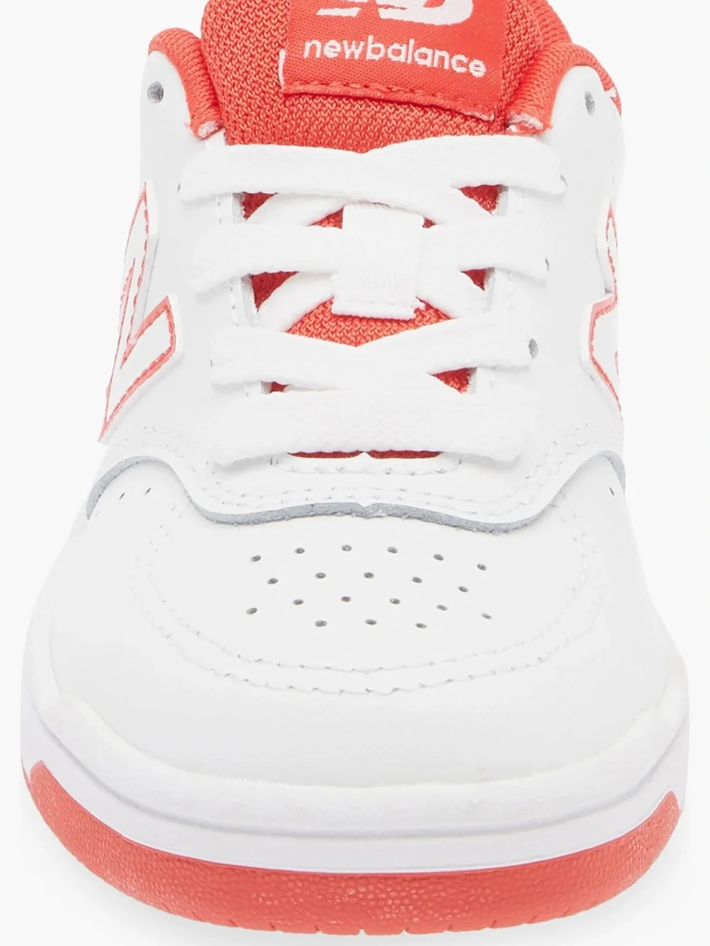New Balance Kids' White & Red Athletic Sneakers - Size 3
